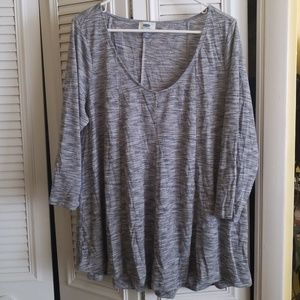 3/4 Sleeve Swing Top